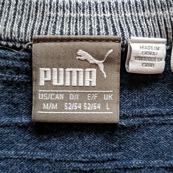largeVintage navy puma sweater - Picture 4 of 5